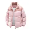 Suministro exclusivo transfronterizo de abrigos de algodón engrosado y chaquetas de pana para hombres y mujeres, abrigos de algodón con capucha cálidos y a prueba de frío de invierno para parejas