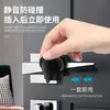 Topes de Puerta sin Taladro, Dispositivo Anticolisión para Manijas de Puerta Estilo Nuevo, Topes de Puerta de Silicona, Tope de Puerta para Baño