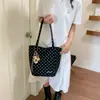 Bolsa de Hombro de Lunares Transfronteriza para Mujer 2026 Nuevo Verano Gran Capacidad Casual para Estudiantes Viajes Diarios Bolsa para Clase