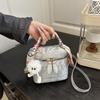 El popular bolso pequeño de este año para mujer 2025 primavera y verano nuevo estilo bandolera que combina con todo supercaliente bolso de cubo portátil para mujer