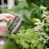 Regadera de pico largo para regar flores y verduras, transparente, gran capacidad, especial para el cultivo de flores, estilo nórdico, regadera para el hogar, regadera con rociador