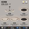 Luminária de Teto Luxo Leve Italiana de Sala de Estar 2025 Nova Luminária Principal de Hall Lustre de Teto de Resina Atmosférico Simples Moderno