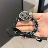 Corea del Sur Nueva Cuerda para el Cabello KT de Diamantes Completos Anillos de Cabello de Cristal Bandas de Goma para Atar la Cabeza Tendones de Goma Cuerda para la Cabeza de Alta Elasticidad Duradera Adorno para la Cola de Caballo de Pago Alto para Mujeres