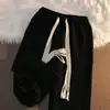 Pantalones deportivos para hombre talla grande estilo americano, pantalones rectos de pierna ancha, estilo ins de alta costura, pantalones casuales modernos y versátiles para primavera y otoño