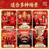 Bufandas de lana hechas a medida para eventos anuales, bufandas rojas para el calor, bufandas bordadas y estampadas para celebraciones, bufandas rojas grandes para eventos anuales