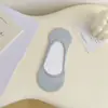 Calcetines de Algodón Finos de Verano para Mujer, Diseño de Malla Hueca, Absorbentes de Sudor, Resistentes a Olores, Calcetines Invisibles, Calcetines Bajos Antideslizantes para Verano