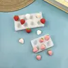 Múltiples Tipos de Moldes de Silicona para Fresas de Fondo Plano, Grado Alimenticio, Resistentes a Altas Temperaturas, Moldes Fáciles de Desmoldar para Fondant, Chocolate, Arcilla DIY