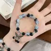 Pulsera Jinshengmu Cuatro Ciudades Estilo Chino Más Vendida Derivado DIY Nicho Pulsera de Gama Alta Regalo para Estudiantes