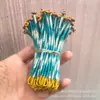 Accesorios DIY Hechos a Mano Cierre de Nudo de Diamante Gradiente de Colores Llavero Colgante Anillo Hebilla Cuerda de Decoración para Bolsa