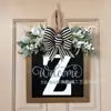 Letrero de Puerta con Alfabeto de 26 Letras Transfronterizo, Popular Decoración Personalizada para Puerta Principal, Colgante para Puerta, Artesanía de Madera Transfronteriza de Amazon