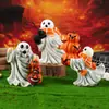 Enfeites de Resina de Fantasma Decorações de Festa de Halloween Montagem de Atmosfera Festiva Artesanato Peculiar para Desktop