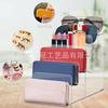 Os fabricantes de Huizhou fazem 6 camadas acrílicas transparentes display stand riser display stand wallet óculos armazenamento rack acabamento