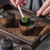 Frasco de Cerámica para Condimentos Estilo Japonés y Coreano Hogar Pimienta con Tapa Salero para Condimentos Caja para Condimentos para Barbacoa Juego de Vajilla Creativa para Restaurante