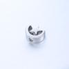 Acero Inoxidable Espejo Pulido Fino Estrella Luna Agujero Cuentas Accesorios DIY Personalizado Estéreo Perforado Cuenta Colgante