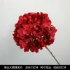 Flores artificiales rojas decoración de escena de boda ramo de flores falsas rosas hortensias flores de boda flores artificiales venta al por mayor