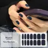 14 se refiere a [serie de color sólido] pegatinas de uñas de gel sin luz transfronterizas explosiones temu pegatinas de uñas duraderas impermeables