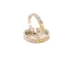 Nuevo Anillo de Pareja Hoja de Arce Dorada Anillo Abierto Personalizado de Moda Anillo de Pareja Creativo de Moda