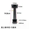 Soporte de Tubo Cuadrado para Pared Superior Estante de Montaje Colgante Lateral para Tienda de Ropa Gancho de Tubo Cuadrado para Pared Superior Izquierdo y Derecho