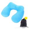 Almohada inflable en forma de U almohada linda para el cuello almohada de soporte para el cuello para exteriores almohada para el cuello almohada de viaje almohada para la siesta