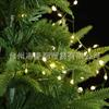 Guirnalda de luces LED de petardos para interiores de baja presión con control remoto, decoración navideña, cable verde de cobre.