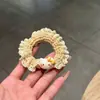 Faixa de Cabelo Gatinho Kt de Renda Doce Faixa Fofa de Cabeça Outono e Inverno Faixa de Cabelo de Lã Tricotada Menina Versátil Elástico de Cavalo