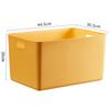 Caja de Almacenamiento de Plástico con Tapa Caja para Guardar Ropa Interior Calcetines en el Armario Contenedor para Guardar Bloques de Construcción de Juguete Cesta para Guardar Bocadillos Libros Ilustrados