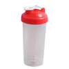 Vaso agitador de plástico de 600 ml para proteína en polvo y batidos, vaso de agua deportivo portátil para fitness, se puede imprimir con logotipo, vaso agitador de plástico