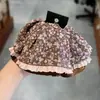 Presilha de Cabelo com Franja Curta para Barra de Saia de Planta Florida Estilo Doce Presilha de Garra para Rabo de Cavalo Alto Cabelo Semi-Preso Pequena Presilha de Tubarão Grampo de Cabelo para Mulheres