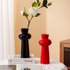 Vaso de Cerâmica Mais Vendido Internacionalmente Decorações para Casa Arranjo de Flores Hidropônico Flor Seca Flor Artificial Decoração de Mesa Loja de Flores Atacado