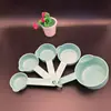 Juego de 8 piezas de tazas medidoras y cucharas medidoras de acero inoxidable para cocina y hogar con báscula, herramientas para hornear, juego de cucharas medidoras, cuchara multifunción