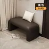 Banco para Cambiarse los Zapatos para la Entrada del Hogar, Banco para Zapatos de Entrada, Banco de Extremo de Sofá para Dormitorio, Banco Largo con Cojín Suave para Probadores