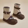 Sandalias de Cuero con Hebilla de Tira en el Dedo y Suela Gruesa Talla Pequeña Verano 2025 Nuevas Sandalias Casuales Romanas de Plataforma con Suela Gruesa