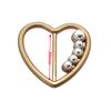 Hebilla de Nudo para Ropa Fija Artefacto Cintura Broche de Perla Metal Perla Hebilla para Prenda Hebilla para Toalla de Seda Aleación Hebilla Decorativa