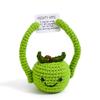 Amazon Hot Selling Hand-woven Positive Energy Potato Doll Wool Cute Funny Expression Bag Cross-border Fashion Ornaments