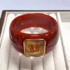 Nova Coleção de Pulseiras de Resina Vintage Transfronteiriças para Mulheres, Pulseira Exagerada de Aba Larga com Pedras, Acessórios de Joias Europeus e Americanos