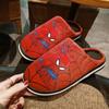 [70% de desconto] pantufas de algodão do Homem-Aranha inverno fofas internas casa quente lã pelúcia crianças