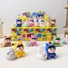 Nova Série de Desenhos Animados Caixa Surpresa de Cristal Capivara Golfinho Pal de Energia Mini Figura de Mesa Fofa Decoração