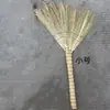 Vassoura de Milho de Seda Dourada Tamanho Grande Vassoura de Sorgo e Milho Vassoura Vassoura de Varrer Vassoura de Milho Amarelo Sem Sementes Propriedade Escolar Canteiro de Obras