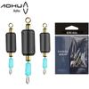 Aohu rápido chumbo micro chumbo jangada pesca pingente de chumbo com silicone sub-linha clip machine roll chumbo competitivo acessórios de pesca atacado