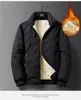 Abrigo de lana de cordero de invierno transfronterizo, chaqueta de algodón engrosada con forro polar para hombre, abrigo de algodón plumón, chaqueta cortavientos de talla grande