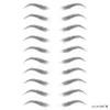 Adesivos de Tatuagem Populares para Maquiagem Facial Transfronteiriços, Adesivos de Maquiagem para Canto dos Olhos e Sobrancelhas, Maquiagem Facial de Alta Qualidade para Festas e Festivais, Em Estoque