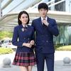 Terno de Professor Masculino e Feminino Mesmo Uniforme Estilo Colegial Uniforme de Aula de Alunos Outono Roupas de Trabalho de Professores de Jardim de Infância Professoras de Jardim de Infância