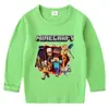 Minha Camiseta de Algodão Cruzada Outono/Primavera Infantil Gola Redonda Manga Longa Base Camisa Base Camiseta Bebê Meninos