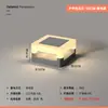 Luminária de Cabeça Solar para Coluna em Aço Inoxidável, Lâmpada de Jardim à Prova d'Água para Exterior, Lâmpada Elétrica para Coluna de Portão de Vila de Jardim, Lâmpada de Cerca