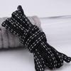 Atacadores de Cadarço Semi-Circulares Bicolores Kuluojin Atacado Moda Combinação de Cores Preto e Branco Tênis Sapato de Pai Acessórios para Calçados Casuais