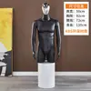 Modelo Masculino de Meio Corpo com Pernas Loja de Roupas Balcão Display Placa de Display para Vitrine Design Plástico Pintura Preto e Vermelho Tipo Mannequin