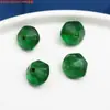 Acessórios de Contas Espaçadoras de Disco Voador de Vidro Verde e Vermelho Contas Amorfas Irregulares Foscas Opacas Materiais DIY Artesanais