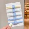 Gomas para el Cabello Color Café para Niñas, Cola de Caballo Alta Semi-Atada o Completamente Atada, Bandas Elásticas para el Cabello Melard, Anillos Elásticos de Alta Elasticidad para Niños Niñas