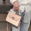Bolsa de Moda Tendência para Mulheres Verão 2025 Novo Estilo Coreano Moda Retrô Bolsa de Ombro Nicho Simples Casual Bolsa Transversal
