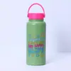 Copo Térmico Garrafa Espacial 32oz Transfronteiriço Grande Capacidade Boca Larga Portátil a Vácuo Esportivo Garrafa de Água Outdoor Copo de Água Estampado